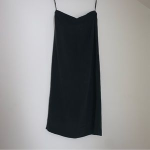 Jones New York maxi silk skirt with back slit